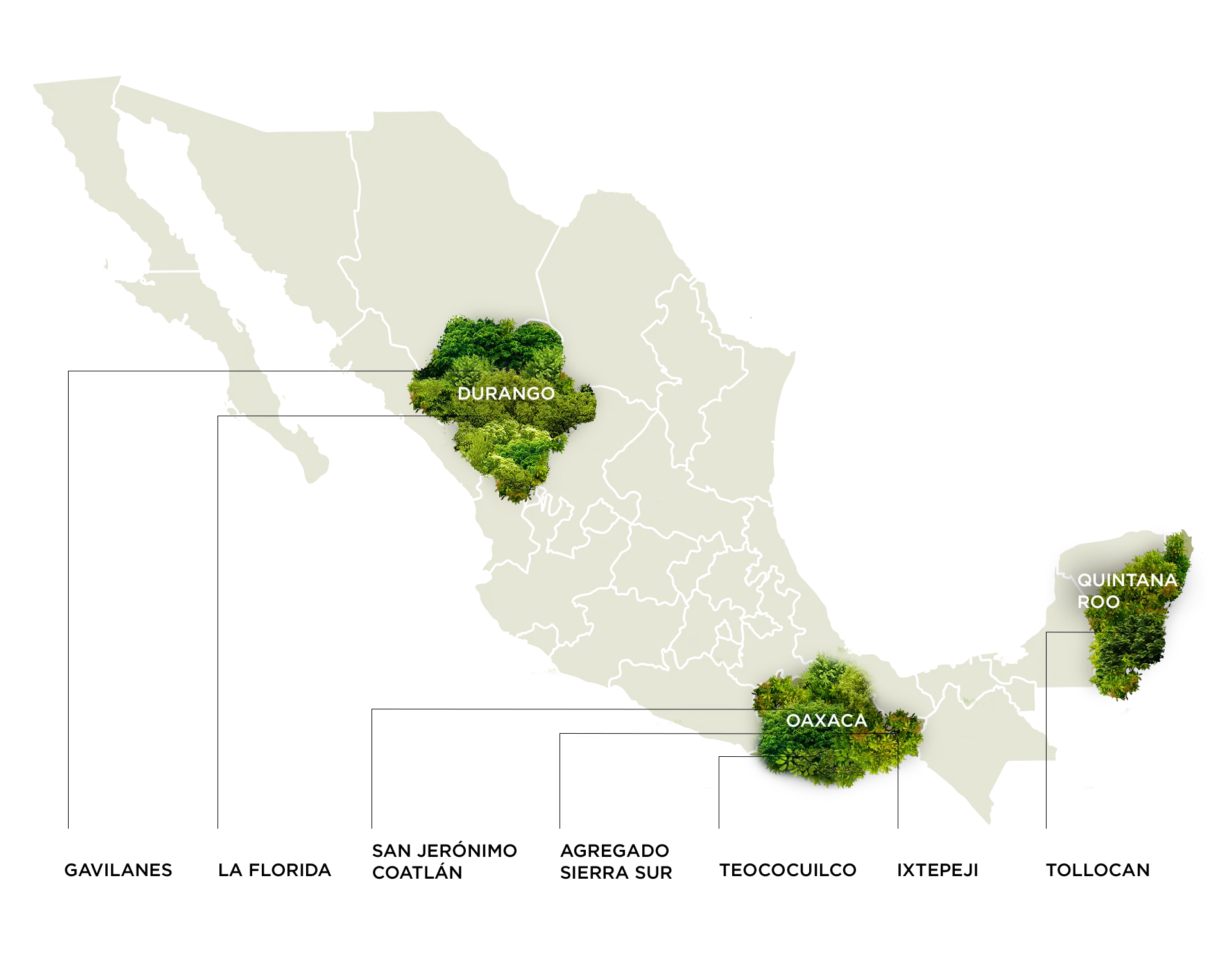 Mapa de proyectos